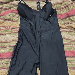 Black Jumpsuit with Spaghetti Straps